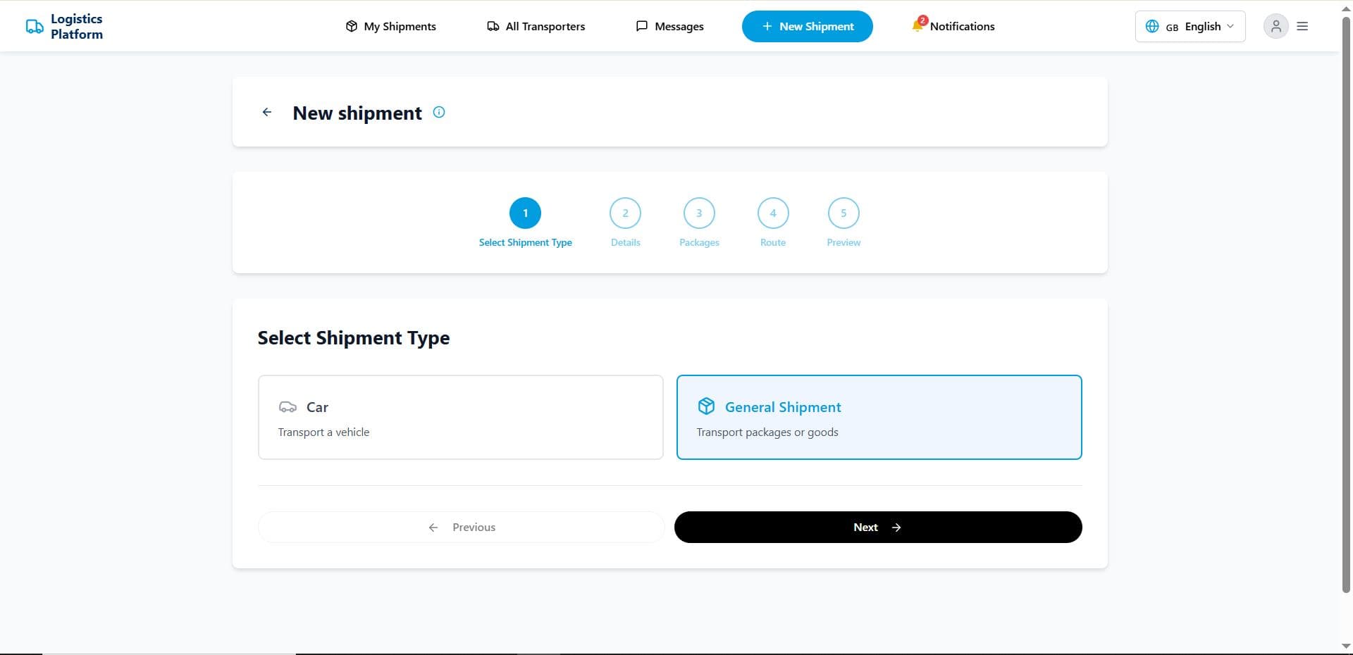 Logistics Platform screenshot 6