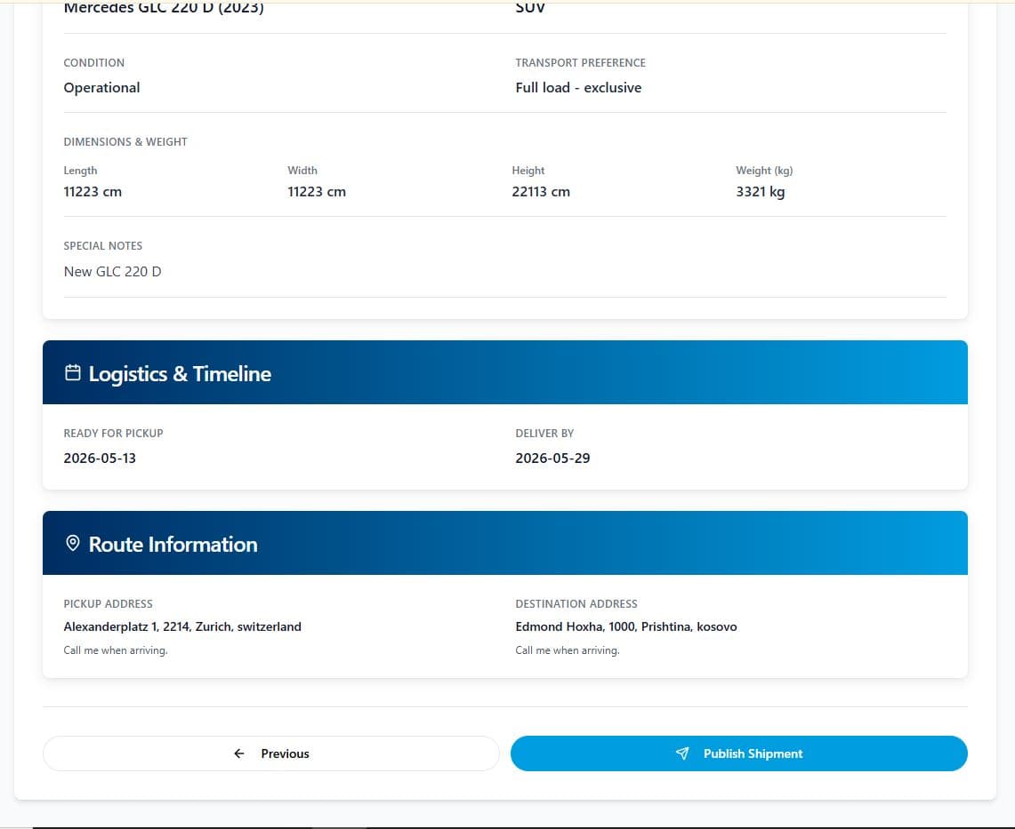 Logistics Platform screenshot 13