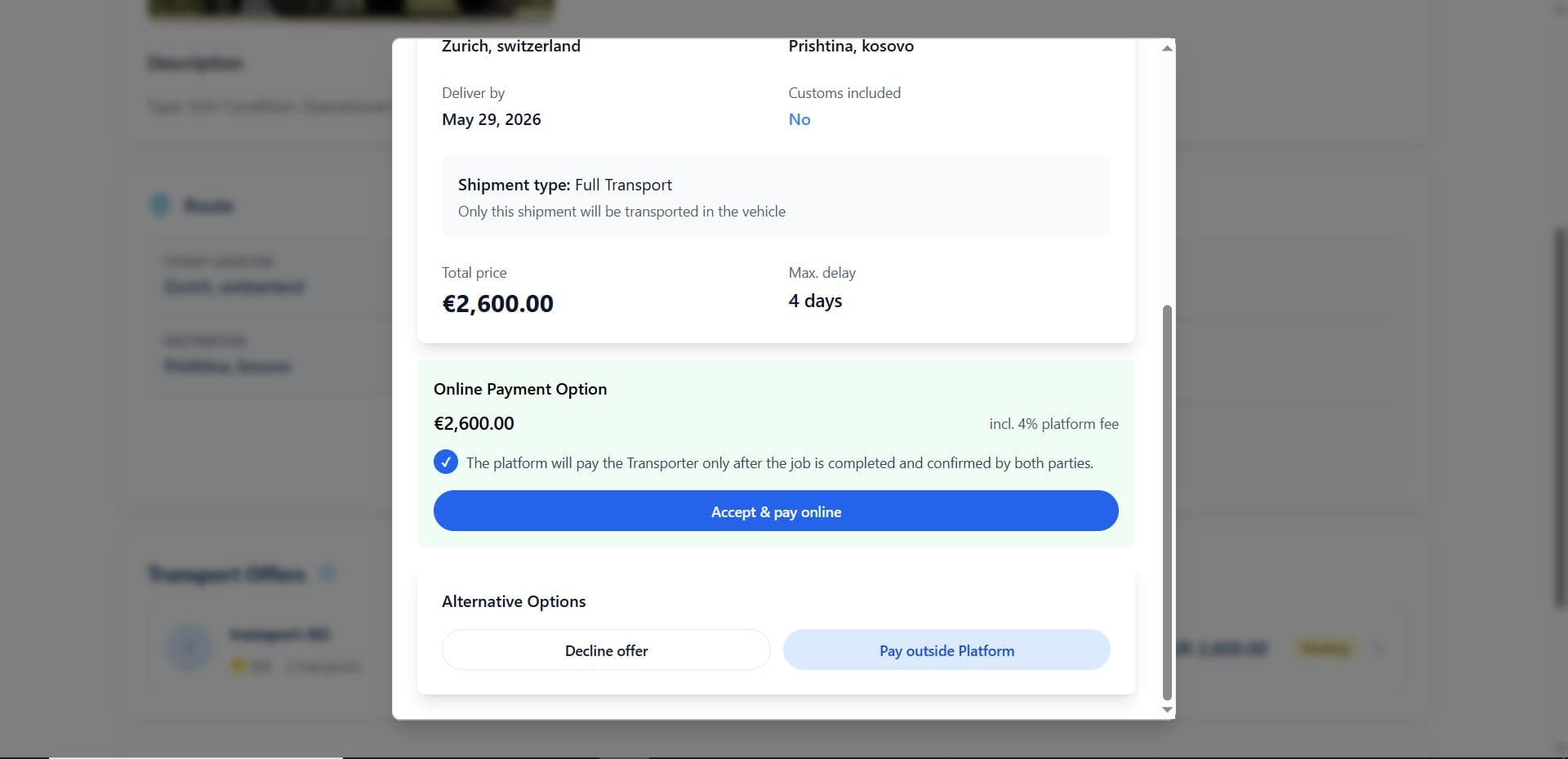 Logistics Platform screenshot 15