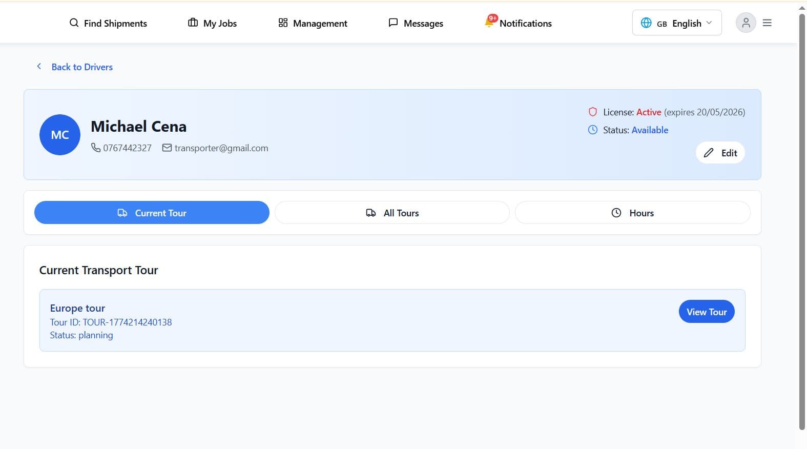 Logistics Platform screenshot 33