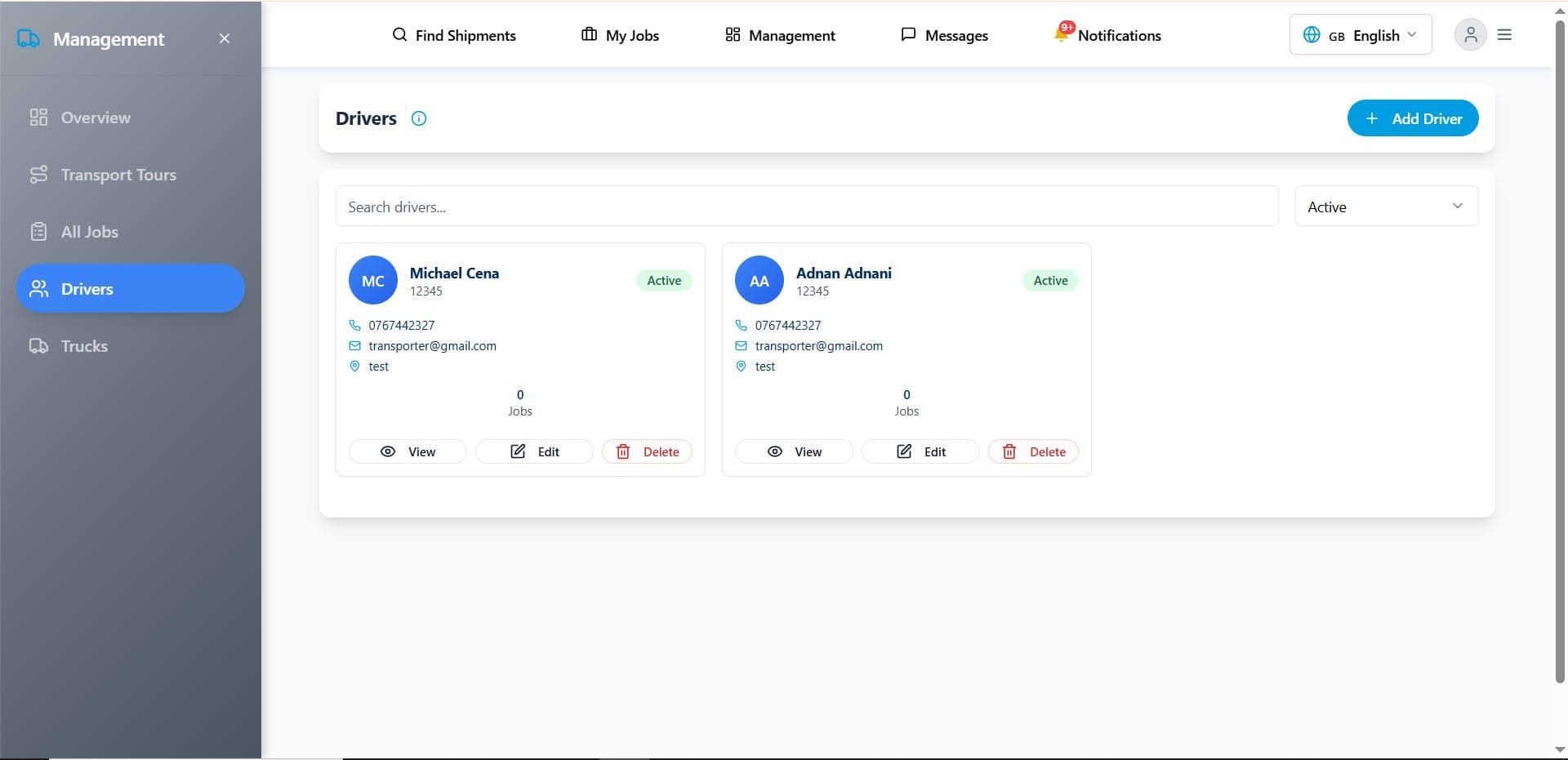 Logistics Platform screenshot 32