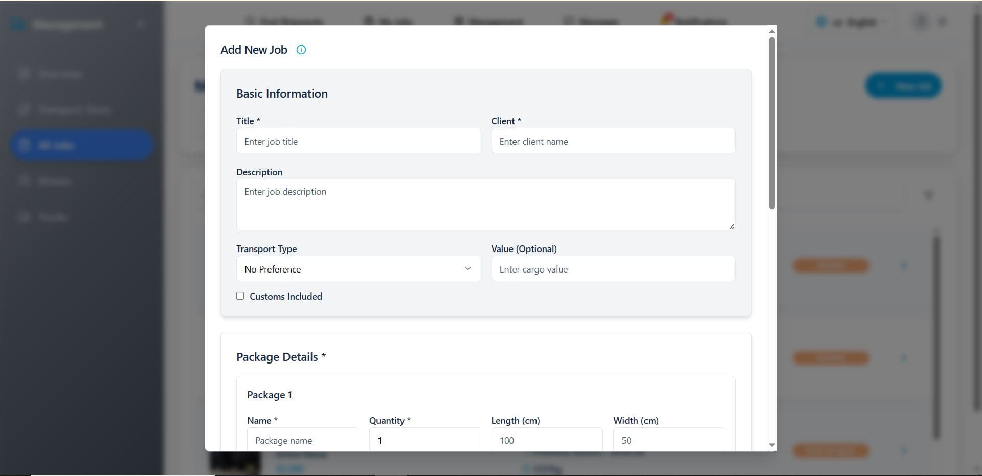 Logistics Platform screenshot 23