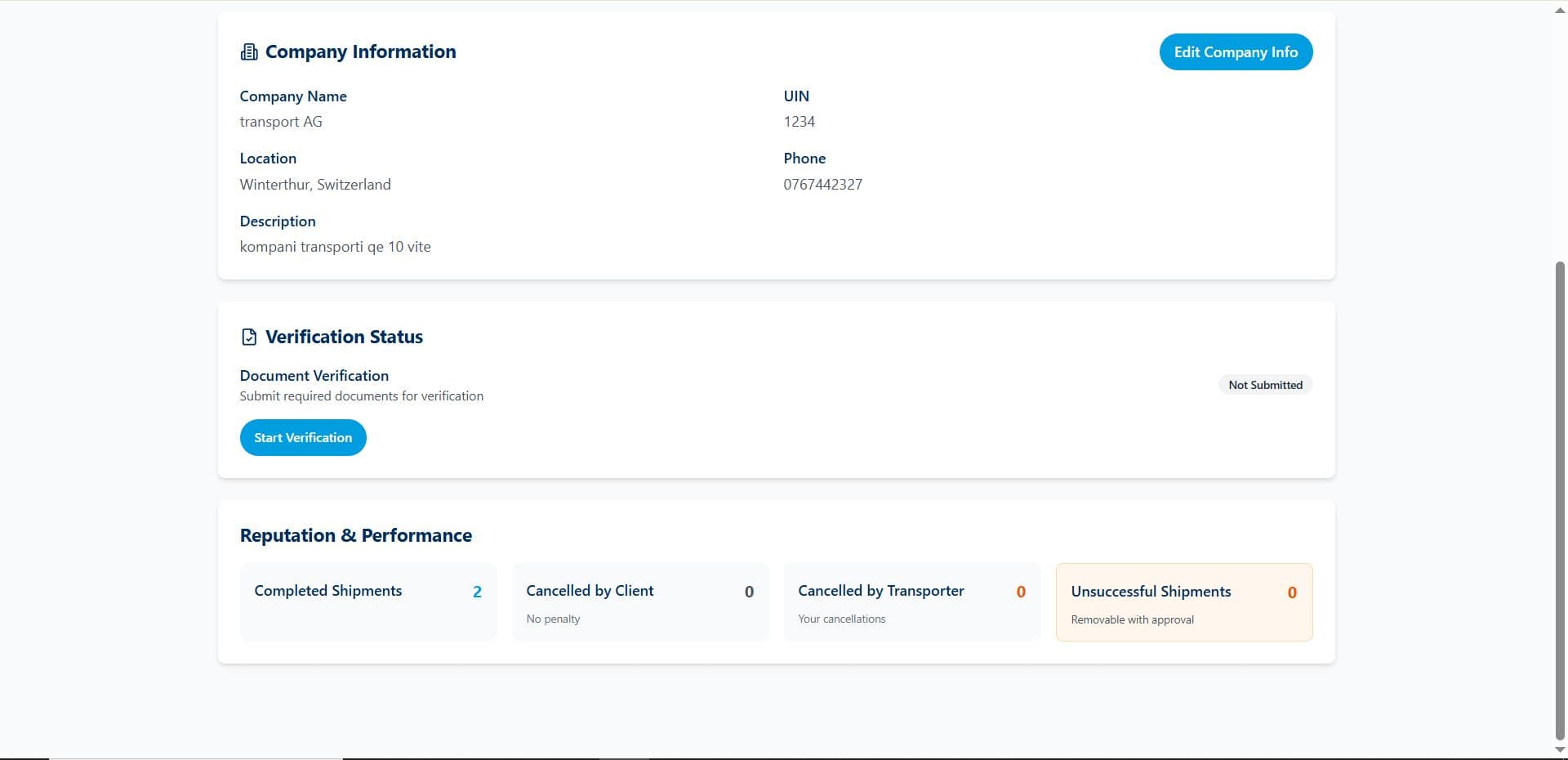 Logistics Platform screenshot 39